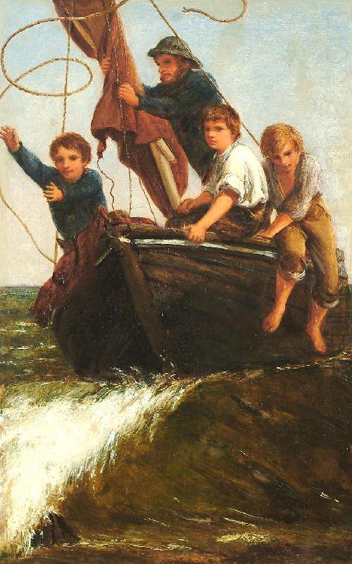 Bringing the boat ashore, James Charles